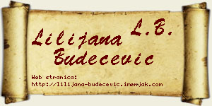 Lilijana Budečević vizit kartica